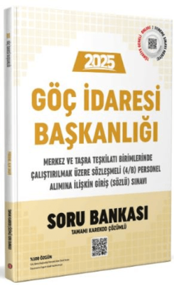 Data Yayınları 2025 Göç İdaresi Başkanlığı Sözleşmeli Personel Alım Sınavı Soru Bankası - 1