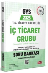 Ticaret Bakanlığı İç Ticaret Grubu Soru Bankası - Karekod Çözümlü - Data Yayınları