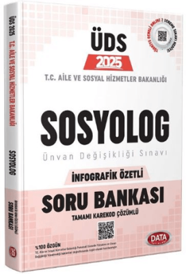 Data Yayınları 2025 GYS ÜDS Aile ve Sosyal Hizmetler Bakanlığı Sosyolog Soru Bankası Çözümlü Görevde Yükselme Ünvan Değişikliği - 1