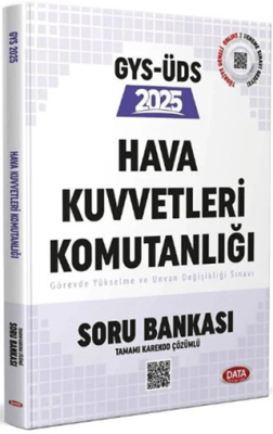 Data Yayınları 2025 GYS ÜDS Hava Kuvvetleri Komutanlığı Soru Bankası - 1