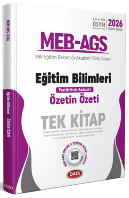 2026 MEB-AGS Eğitim Bilimleri Tek Kitap Özetin Özeti - 1