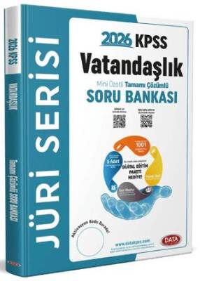 2026 KPSS Jüri Serisi Vatandaşlık Mini Özetli Tamamı Çözümlü Soru Bankası + Dijital Eğitim Platformu - 1