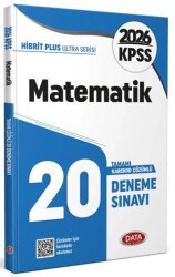 2026 KPSS Ultra Serisi Matematik 20 Deneme Sınavı - Data Yayınları