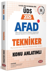 AFAD Tekniker 2025 ÜDS Konu Anlatımlı - Data Yayınları