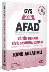 Data Yayınları AFAD Eğitim Uzmanı - Sivil Savunma Uzmanı GYS Konu Anlatımlı - 1