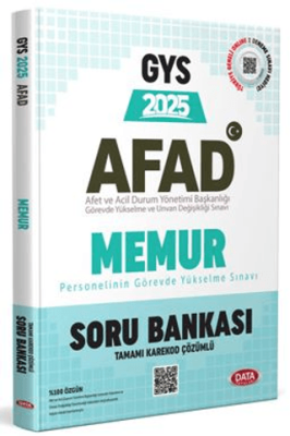 Data Yayınları AFAD Memur GYS Soru Bankası - Karekod Çözümlü - 1