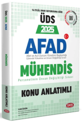 AFAD Mühendis-Mimar 2025 ÜDS Konu Anlatımlı - Data Yayınları