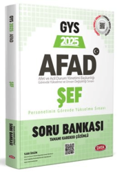 Data Yayınları AFAD Şef GYS Soru Bankası - Karekod Çözümlü - 1