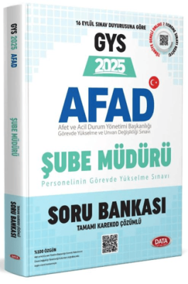AFAD Şube Müdürü 2025 GYS Soru Bankası - Karekod Çözümlü - 1