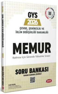 Çevre, Şehircilik ve İklim Değişikliği Bakanlığı Memur GYS Soru Bankası - 1