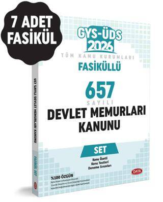 Fasiküllü 657 Sayılı Devlet Memurları Kanunu Set Konu Özetli Sorular 7 Fasikül - 1