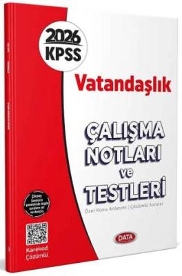 2026 KPSS Vatandaşlık Çalışma Notları ve Testleri - 1