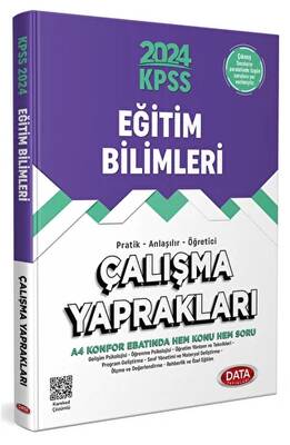 Data Yayınları KPSS Eğitim Bilimleri Çalışma Yaprakları - 1