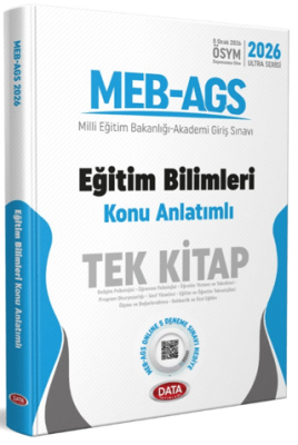 2026 MEB-AGS Eğitim Bilimleri Tek Kitap Konu Anlatımlı - 1