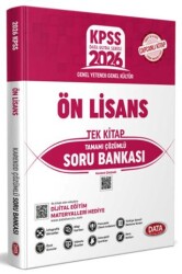 KPSS GY GK Önlisans Tek Kitap Tamamı Karekod Çözümlü Soru Bankası - Data Yayınları