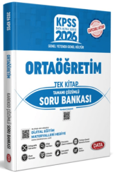 KPSS Genel Yetenek Genel Kültür Ortaöğretim Tek Kitap Karekod Çözümlü Soru Bankası - Data Yayınları