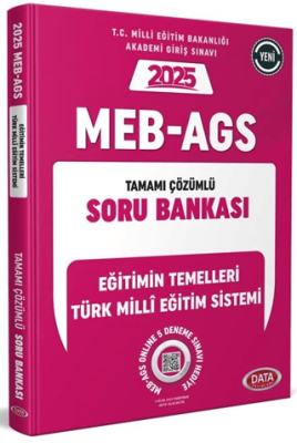 Data Yayınları Meb AGS Eğitimin Temelleri Türk Milli Eğitim Çözümlü Soru Bankası - 1