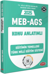 Data Yayınları MEB AGS Eğitimin Temelleri Türk Milli Eğitim Konu Anlatımlı - 1