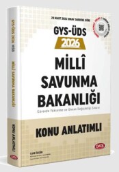 Data Yayınları Milli Savunma Bakanlığı GYS Konu Anlatımlı - Data Yayınları