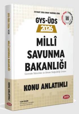 Data Yayınları Milli Savunma Bakanlığı GYS Konu Anlatımlı - 1
