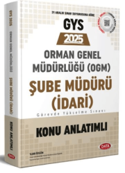Data Yayınları Orman Genel Müdürlüğü GYS Şube Müdürü İdari Konu Anlatımlı - Data Yayınları