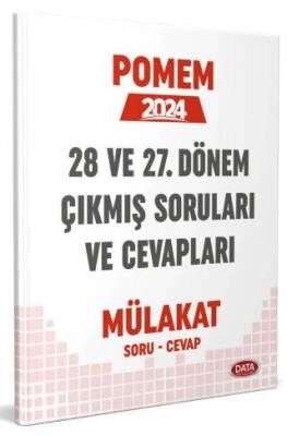 Data Yayınları POMEM 27-28. Dönem Mülakat Çıkmış Sorular ve Cevapları - 1