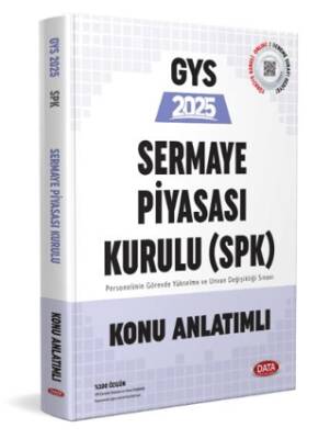Data Yayınları Sermaye Piyasa Kurulu SPK GYS Konu Anlatımlı - 1