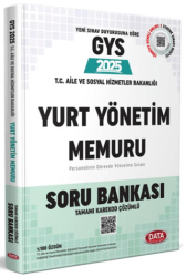 Data Yayınları T.C. Aile ve Sosyal Hizmetler Bakanlığı Yurt Yönetim Memuru GYS Soru Bankası Karekod Çözümlü - 1
