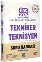 T.C. İçişleri Bakanlığı Tekniker - Teknisyen ÜDS Soru Bankası - Karekod Çözümlü - Data Yayınları