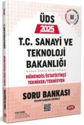 Data Yayınları T.C Sanayi ve Teknoloji Bakanlığı UDS Mühendis - İstatistik - Tekniker - Teknisyen Konu Anlatımlı Soru Bankası - 1