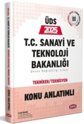 T.C. Sanayi ve Teknoloji Bakanlığı UDS Mühendis - İstatistik - Tekniker - Teknisyen Konu Anlatımlı - Data Yayınları