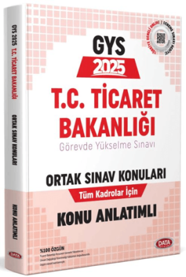 GYS T.C. Ticaret Bakanlığı Ortak Konular Konu Anlatımlı - 1