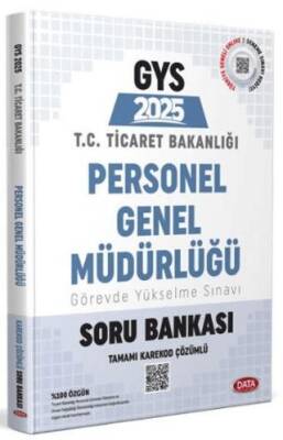 Data Yayınları Ticaret Bakanlığı Personel Genel Müdürlüğü GYS Soru Bankası - 1