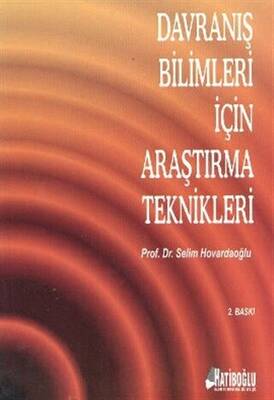 Davranış Bilimleri İçin Araştırma Teknikleri - 1