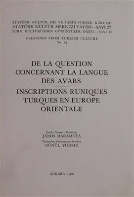 De La Question Concernant La Langue Des Avars - 1