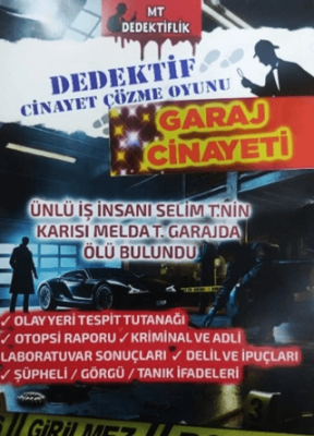 Dedektif Cinayet Çözme Oyunu - Garaj Cinayeti - 1