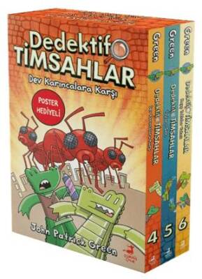 Dedektif Timsahlar 3 Kitaplık Kutulu Set 4-5-6 - 1