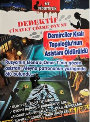 Dedektiflik Cinayet Çözme Oyunu - Demirciler Kralı Topaloğlu`nun Asistanı Öldürüldü - 1