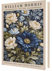 Deffter Blue Flowers - William Morris - Deffter
