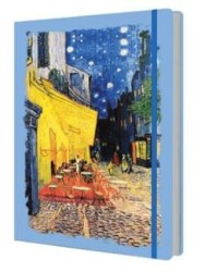 Deffter Lastikli Defter A5 - Cafe Terrace - Deffter