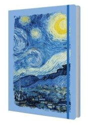 Deffter Lastikli Defter A5 - Starry Night - Deffter