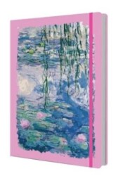 Deffter Lastikli Defter A5 - Water Lilies - Deffter