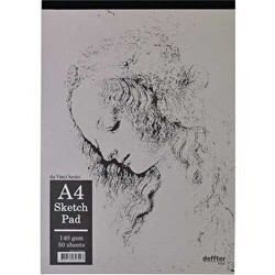 Deffter Sketch Defteri Ciltli A4 - Deffter