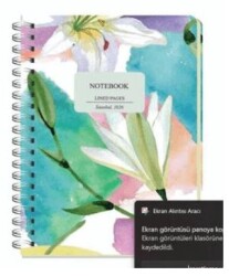 Deffter Spiralli Defter A5 - Lilies - Deffter