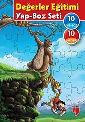Değerler Eğitimi Yapboz Seti - 10 Adet Yapboz - EDAM