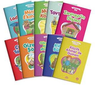 Değerli Masallar Seti Çanta Boy 10 Kitap - 1