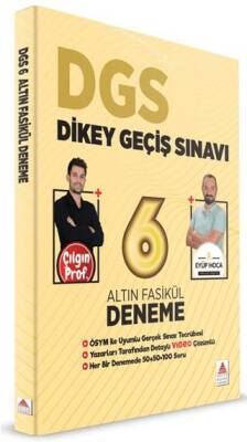 Delta Kültür Yayınevi DGS 6 Altın Fasikül Deneme - 1