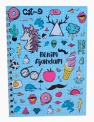 Denden 17X24 Benim Ajandam Sticker 4 - Başka Defter