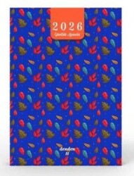 Denden 2026 Ajanda Yapraklar Mavi DD-019 - Başka Defter