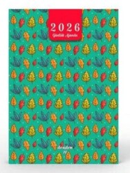 Denden 2026 Ajanda Yapraklar Yeşil DD-019 - Başka Defter